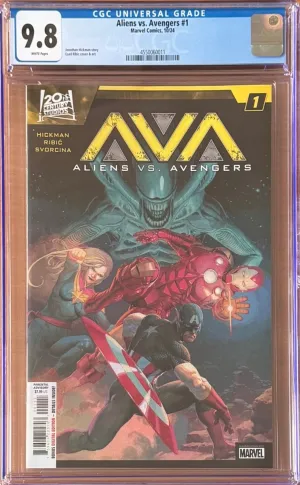 Aliens vs. Avengers # 1 Esad Ribic CGC 9.8