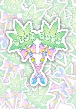Best Buds 1Pc Y2K Sticker Cherrykitten