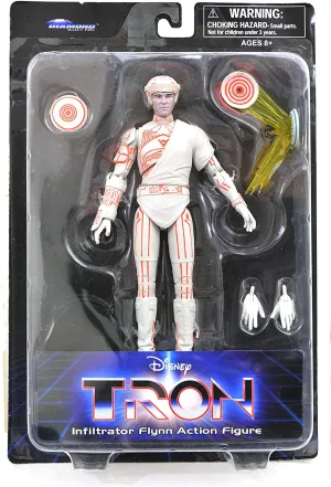 Diamond Select Toys - Disney\'s Tron - Infiltrator Flynn Action Figure LOW STOCK