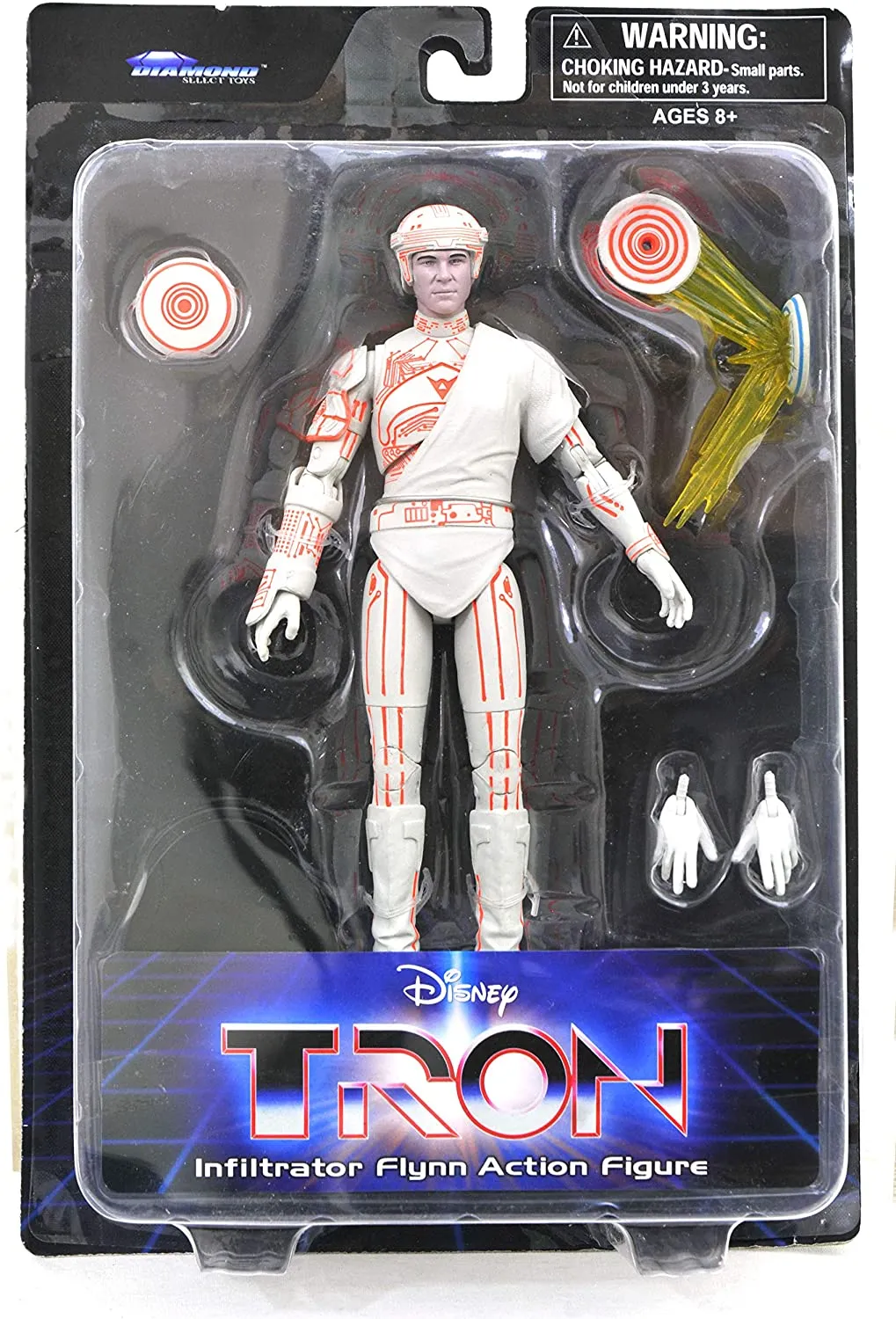 Diamond Select Toys - Disney\'s Tron - Infiltrator Flynn Action Figure LOW STOCK