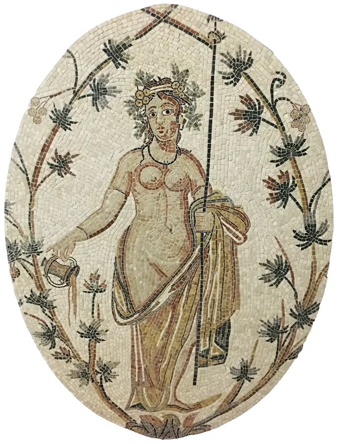 Goddess of Autumn Mosaic