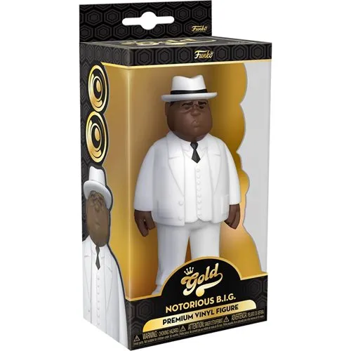 Gold The Notorious B.I.G. (Biggie Smalls) 5-Inch Vinyl Figure (Pre-Order)
