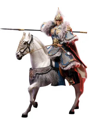 HiPlay 303TOYS Action Figure Full Set: Three Kingdoms On Plam - Ma Chao, Mengqi with Horse, Male