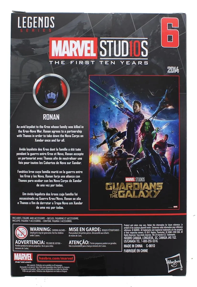 Marvel Legends Cinematic Universe 10th Anniversary Ronan the Accuser 6-Inch Action Figure