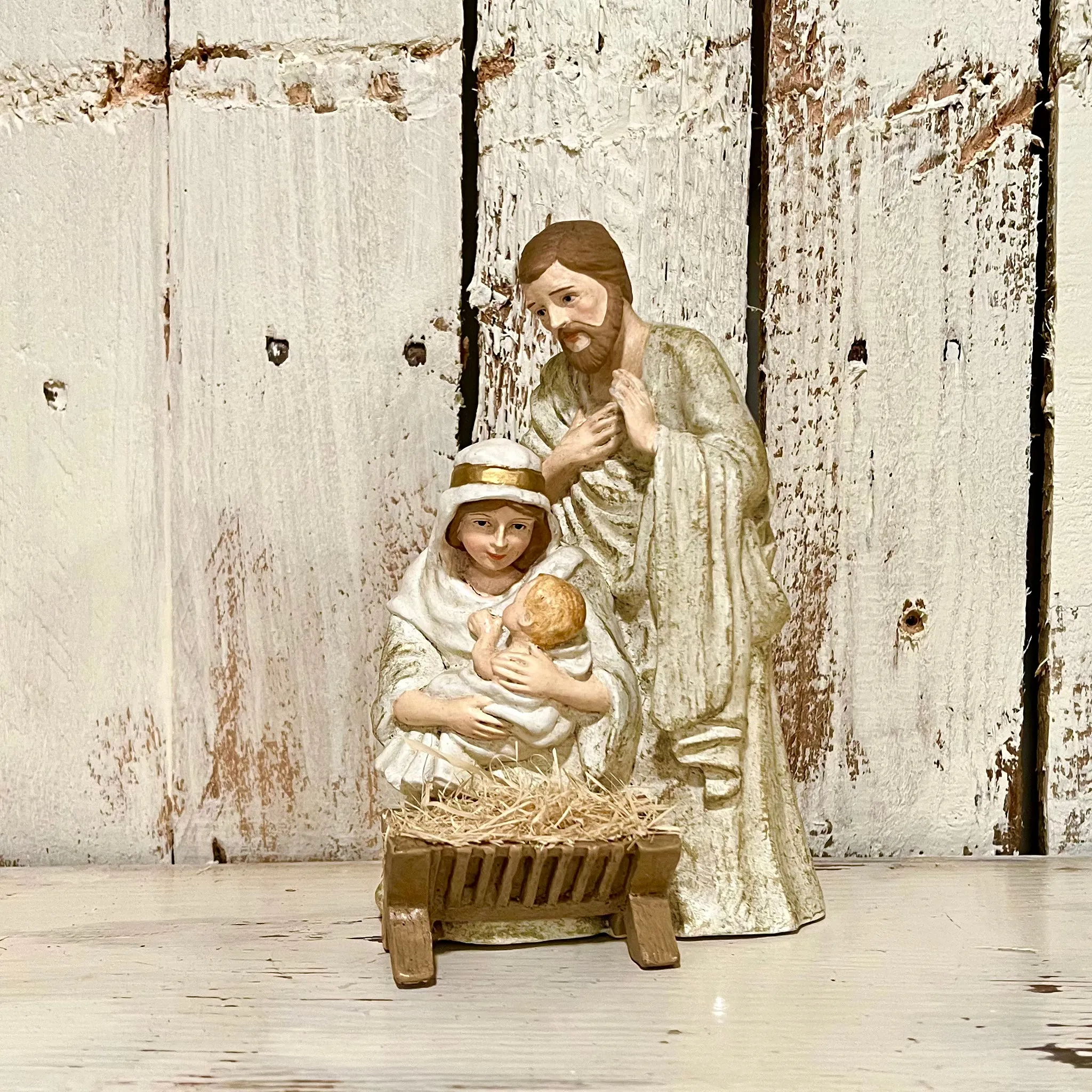 Mary, Joseph, and Christ Child Tabletop Figures