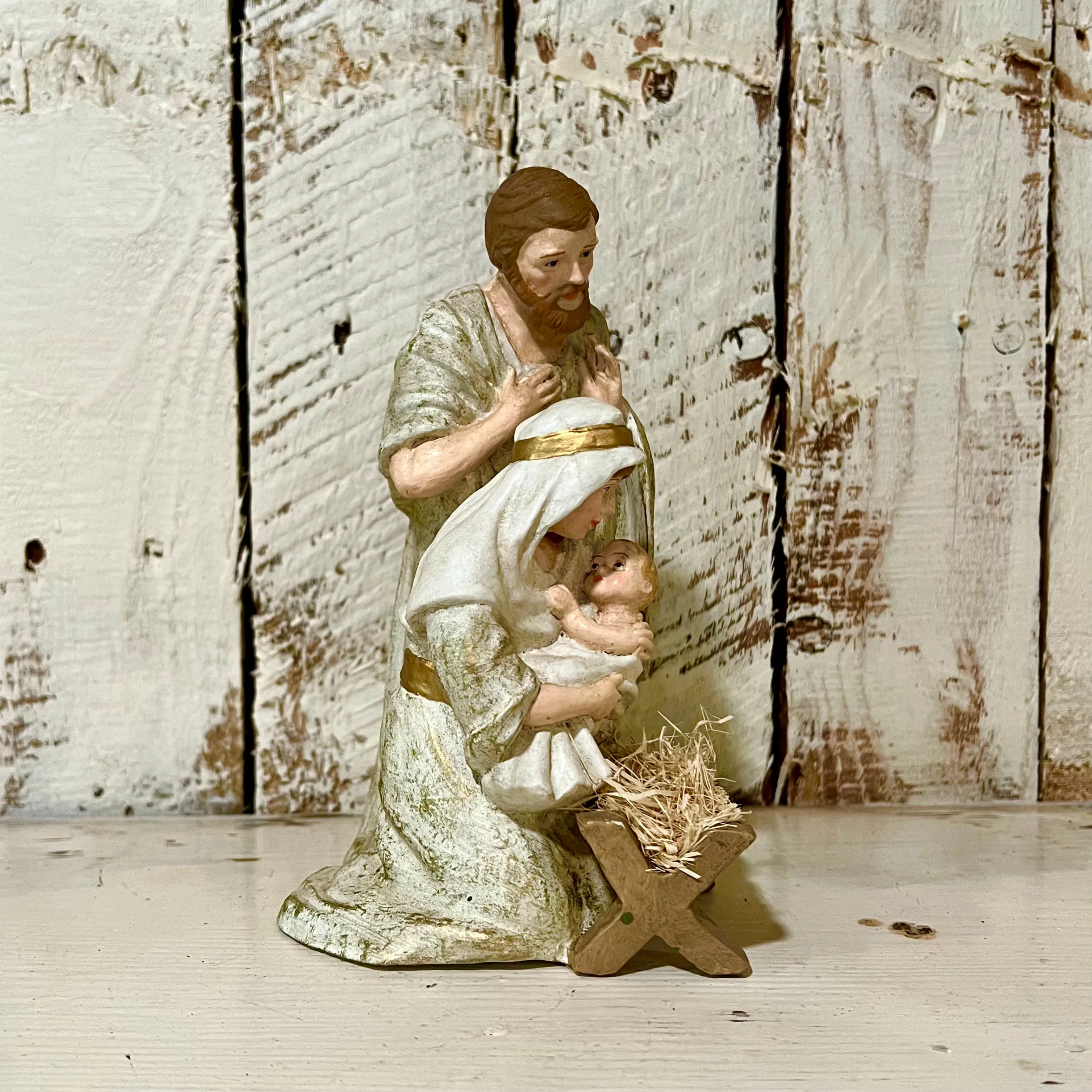 Mary, Joseph, and Christ Child Tabletop Figures
