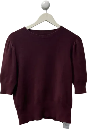 N°1 Georges Street Purple Bonnie Knit Plum UK S/M