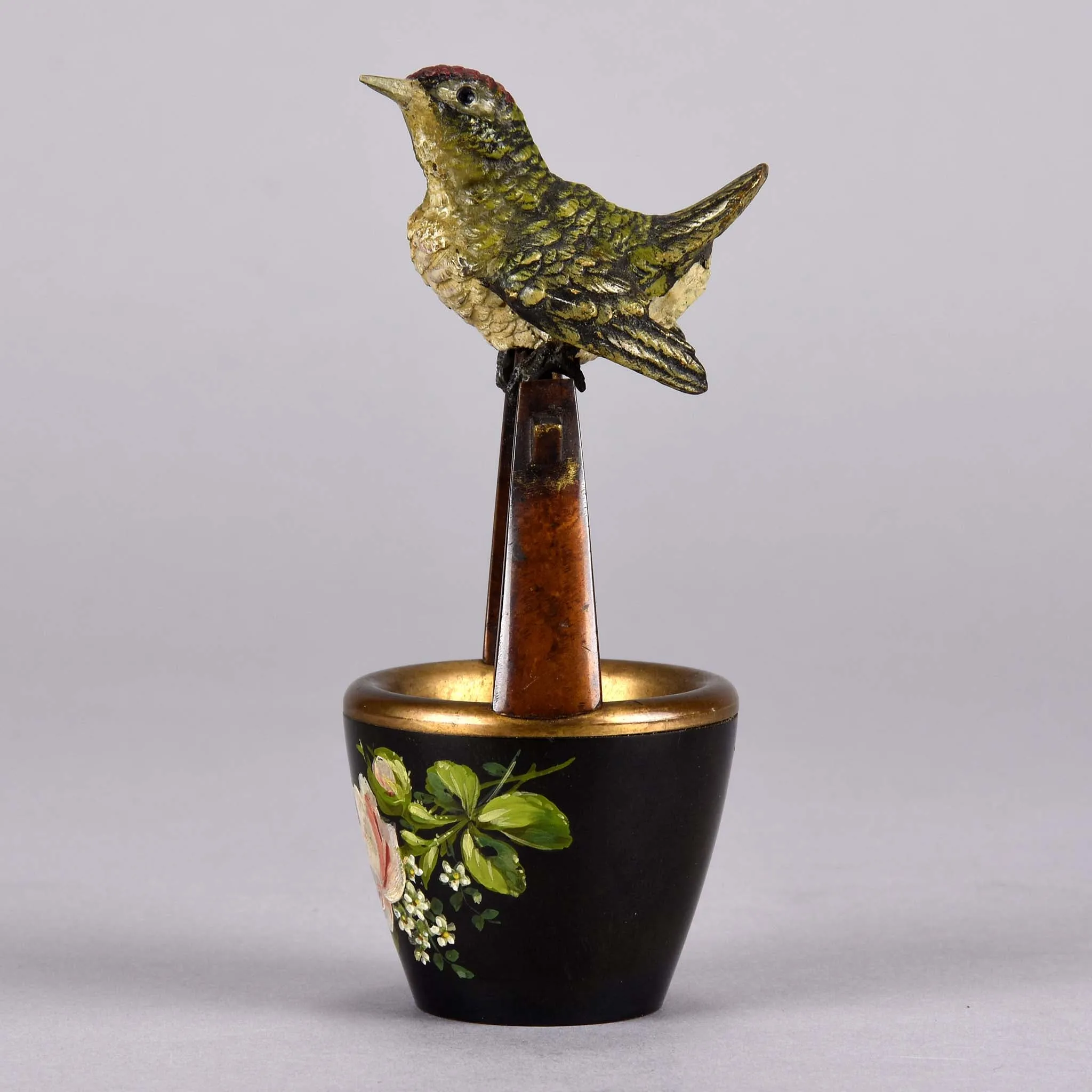 "Bird on Pot" by Franz Bergman