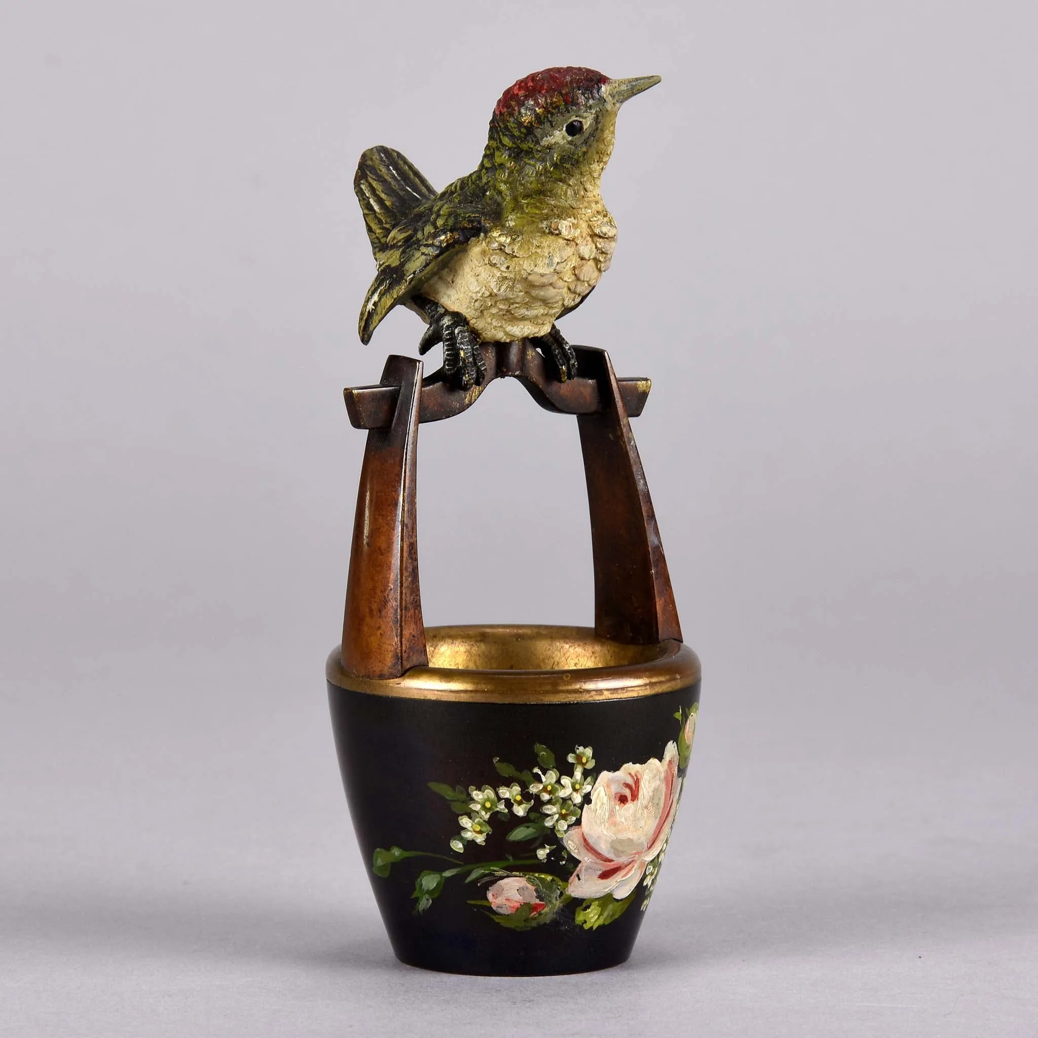 "Bird on Pot" by Franz Bergman