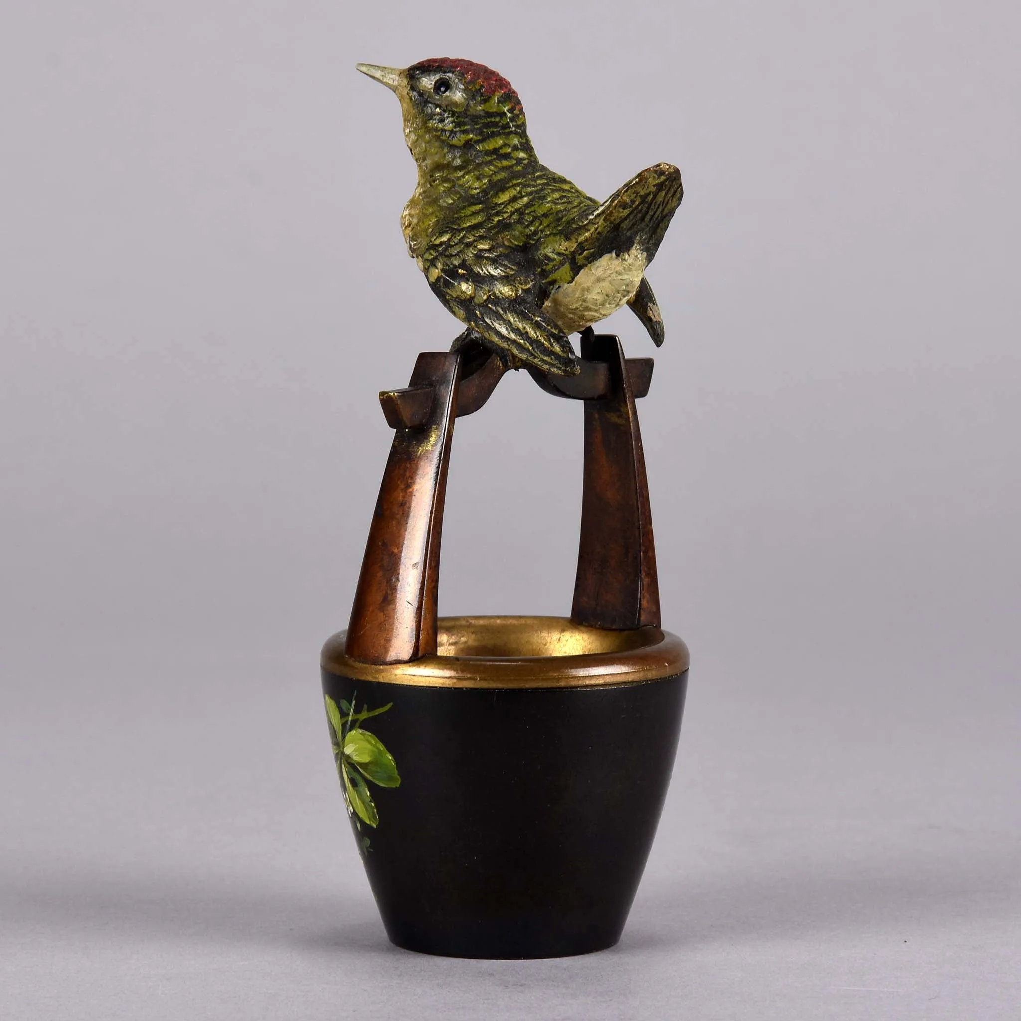 "Bird on Pot" by Franz Bergman