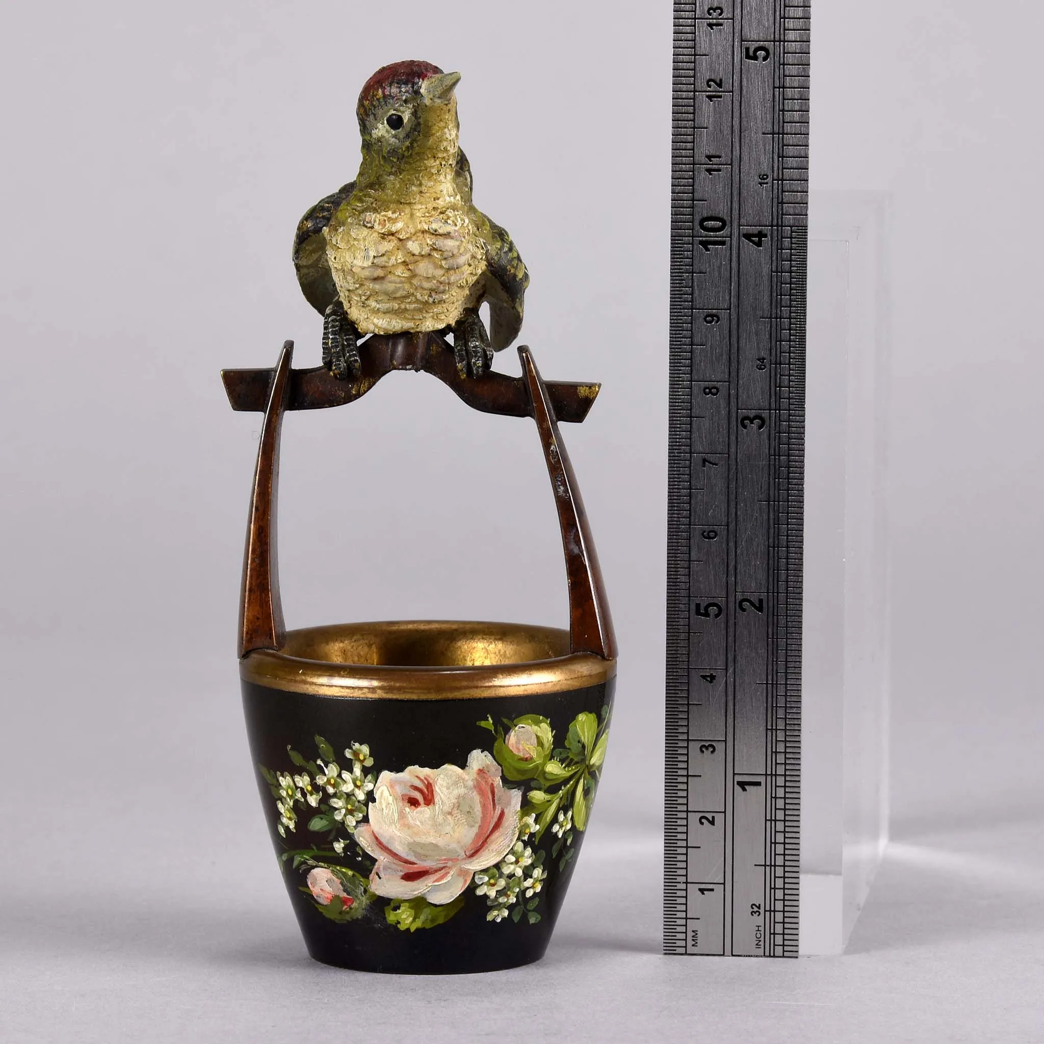 "Bird on Pot" by Franz Bergman