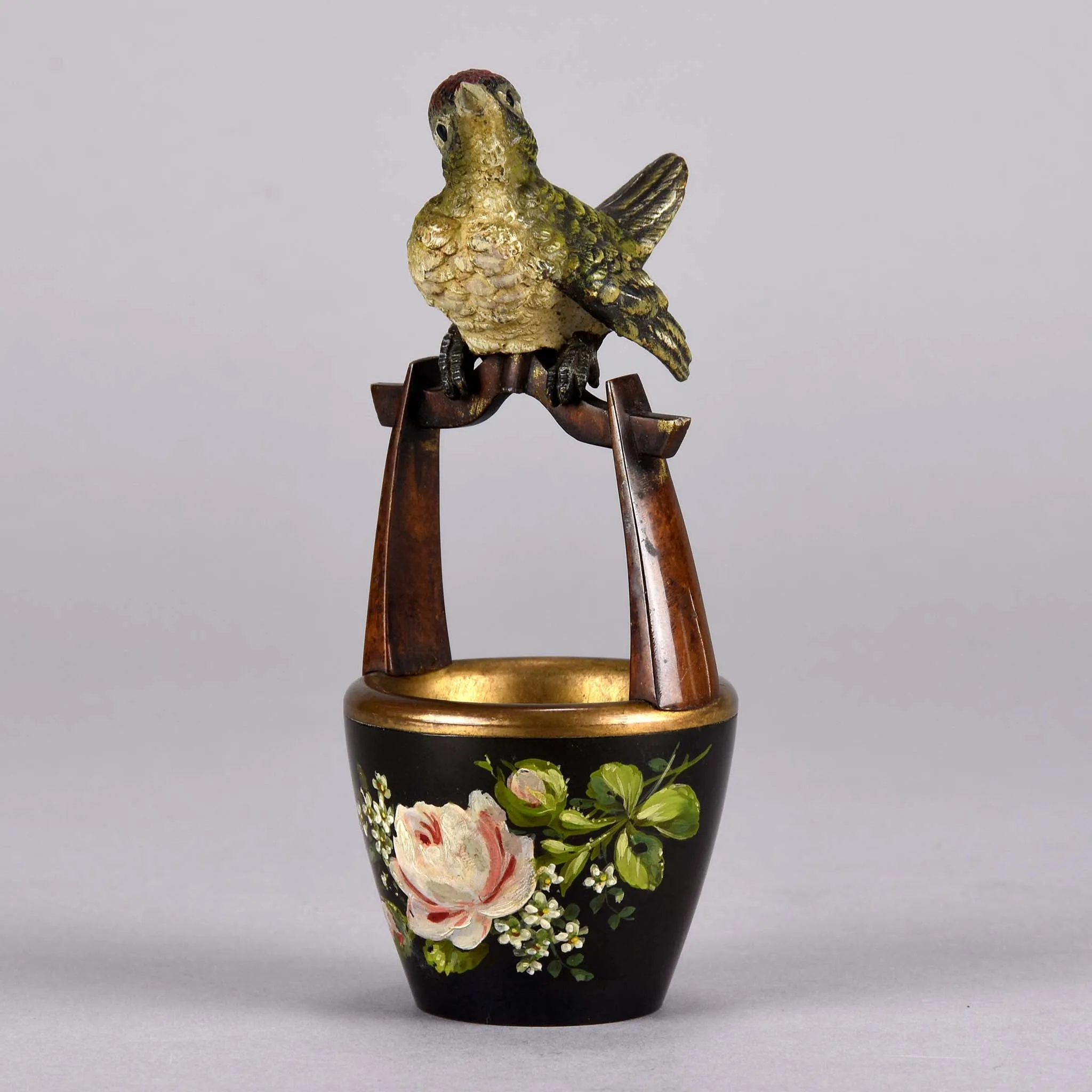 "Bird on Pot" by Franz Bergman
