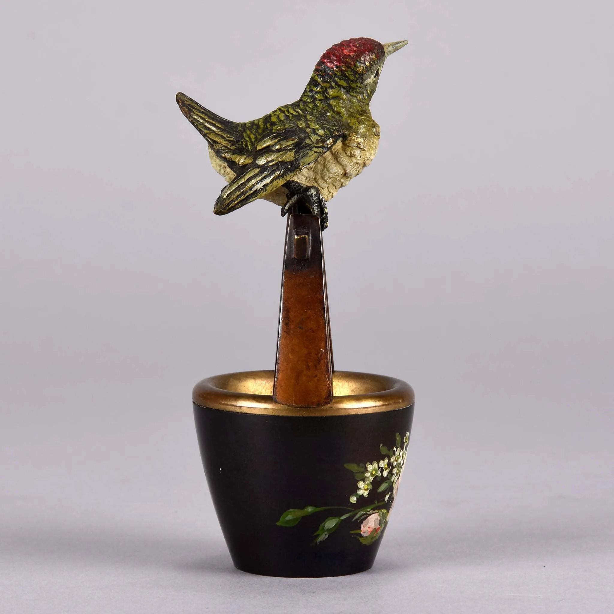 "Bird on Pot" by Franz Bergman