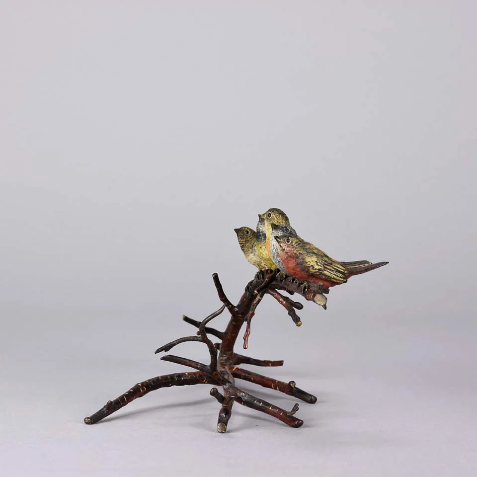 "Birds on a Branch" by Franz Bergman