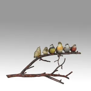 "Birds on a Branch" by Franz Bergman