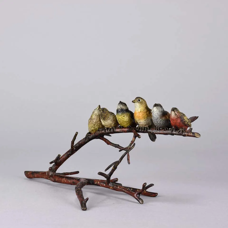 "Birds on a Branch" by Franz Bergman