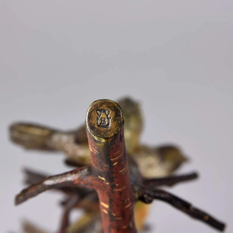 "Birds on a Branch" by Franz Bergman