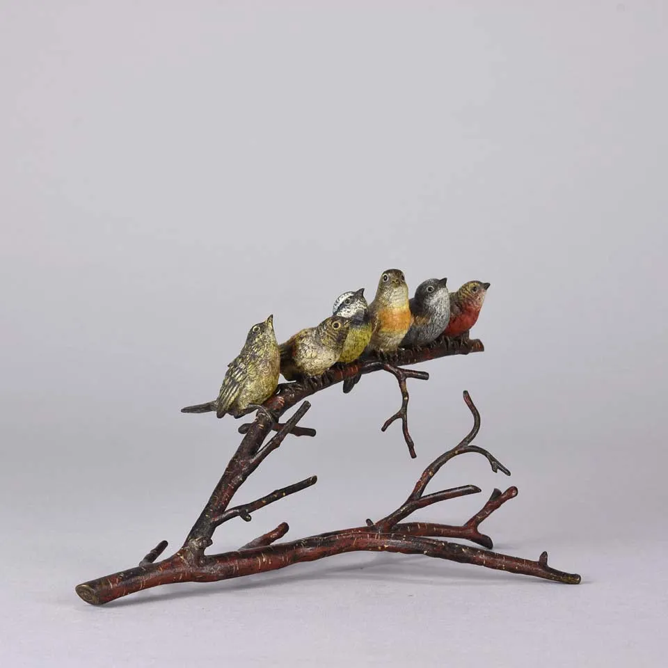 "Birds on a Branch" by Franz Bergman
