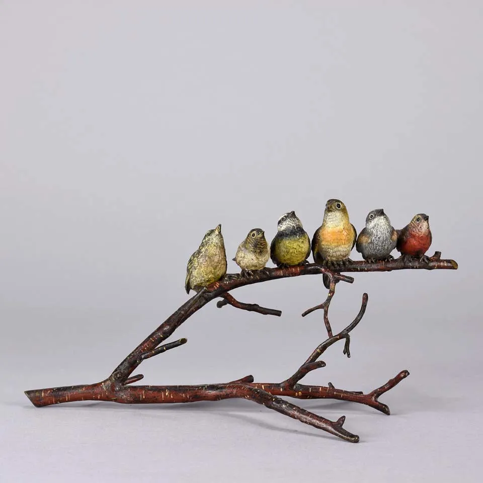 "Birds on a Branch" by Franz Bergman