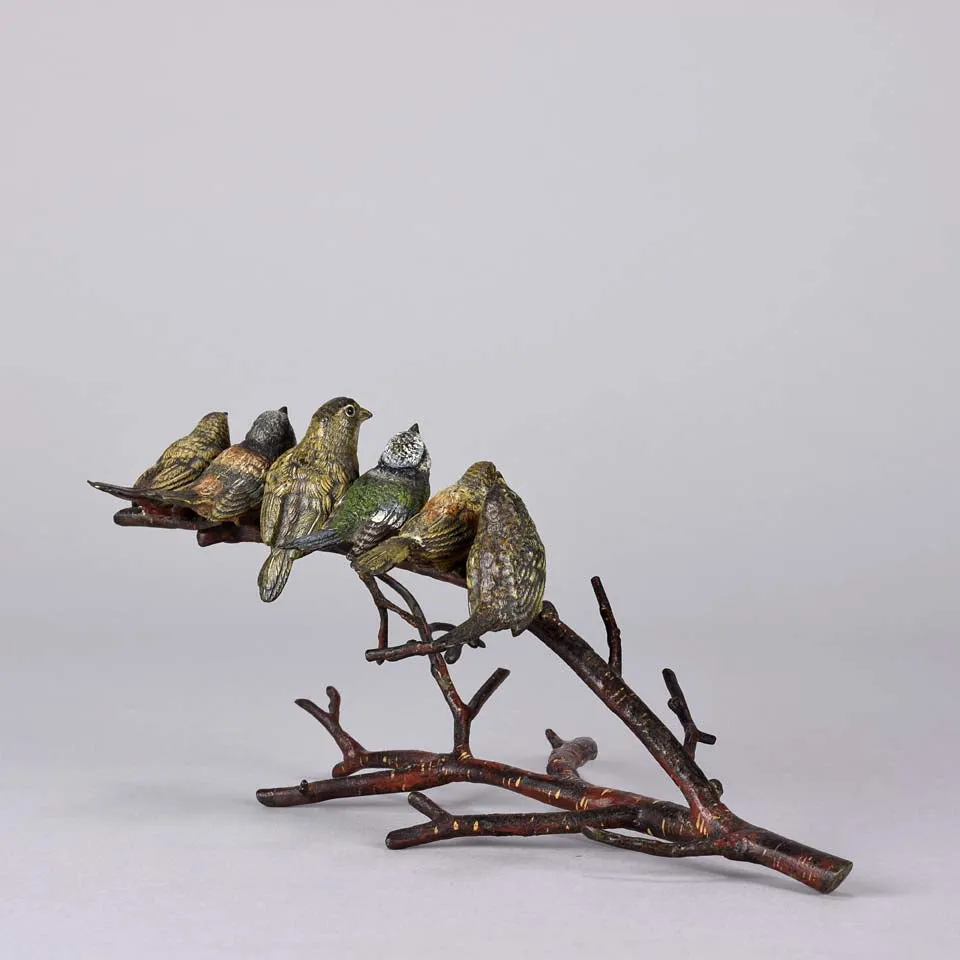 "Birds on a Branch" by Franz Bergman