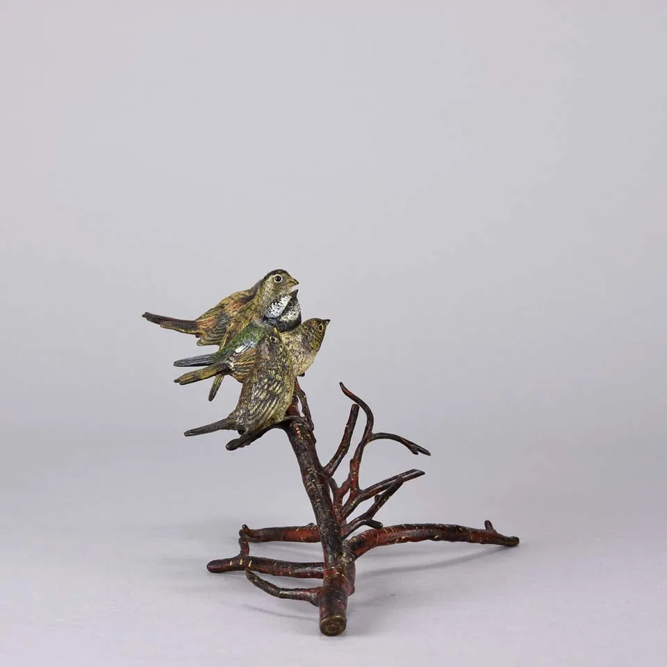 "Birds on a Branch" by Franz Bergman