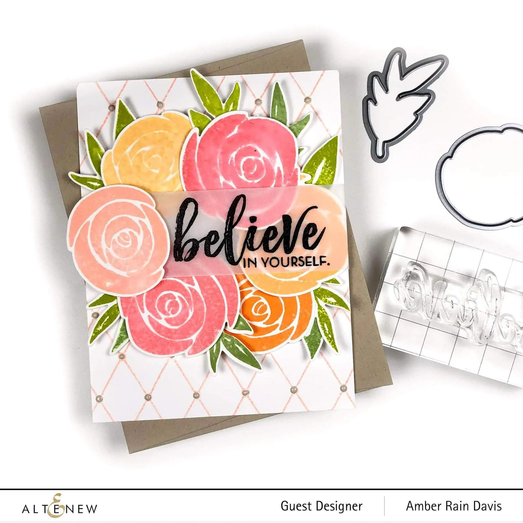 Watercolor Stamped Images Class
